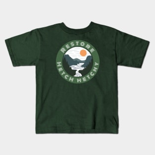 Restore Hetch Hetchy Logo Kids T-Shirt